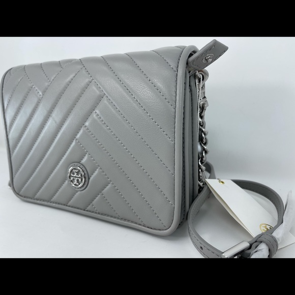 NEW Tory Burch Grey Alexa Combo Crossbody $428 - Picture 4 of 8